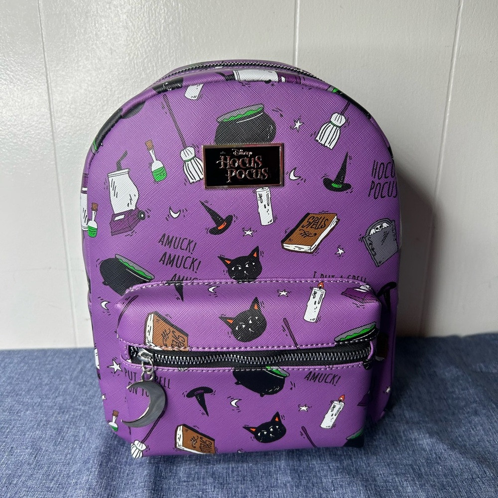 Purple Disney Hocus Pocus Mini Backpack